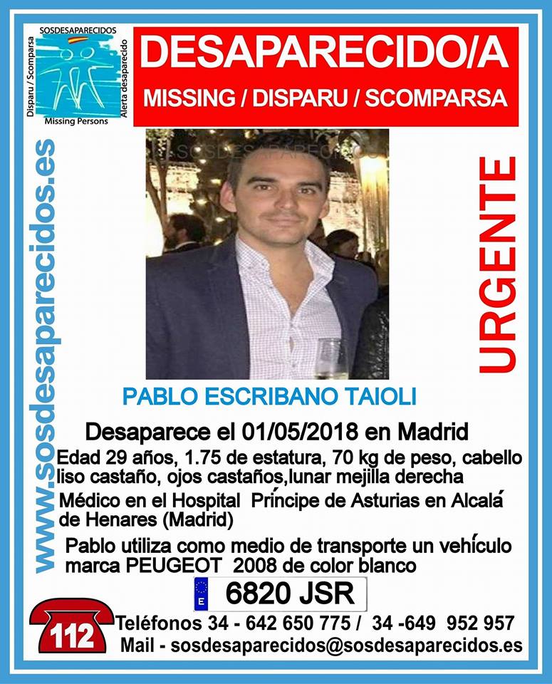 Alerta Desaparece Joven De 29 Años En Madrid Historias De Mi Ciudad